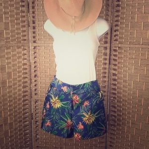 CeCe Havana Fiesta Embroidered Floral Shorts 2